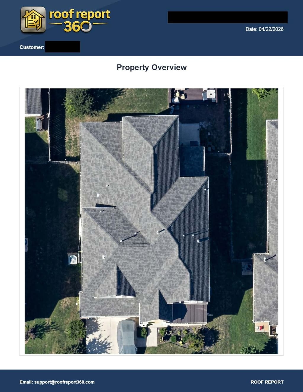 Roof Measurement Report preview